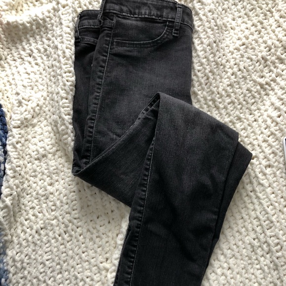 Black high-rise super skinny jeans - Picture 1 of 3